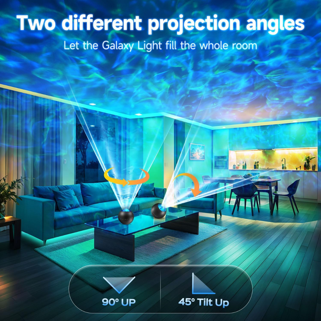 Proyector LED para crear ambientes únicos con luz y color.
